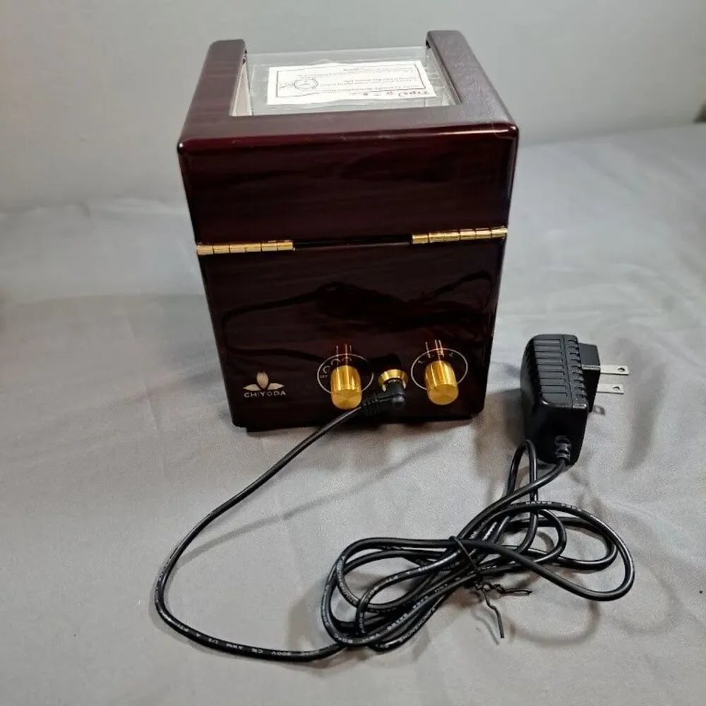 CHIYODA Dark Wood Single Watch Winder Perpetual Quiet Automatic Video example!